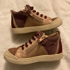 Falcotto by Naturino girls' pink suede and leather SZ 25/C9